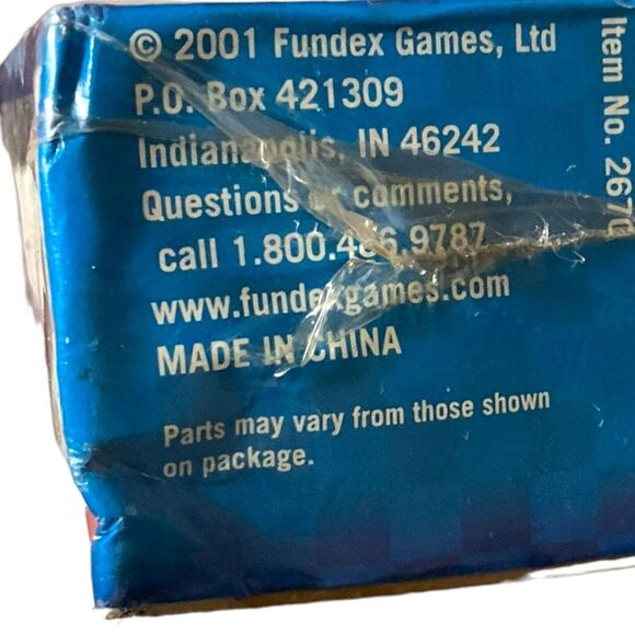 Vintage FUNDEX 2001 Tiddly Winks & Tic-Tac-Toe Game Sealed READ - Picture 6 of 10